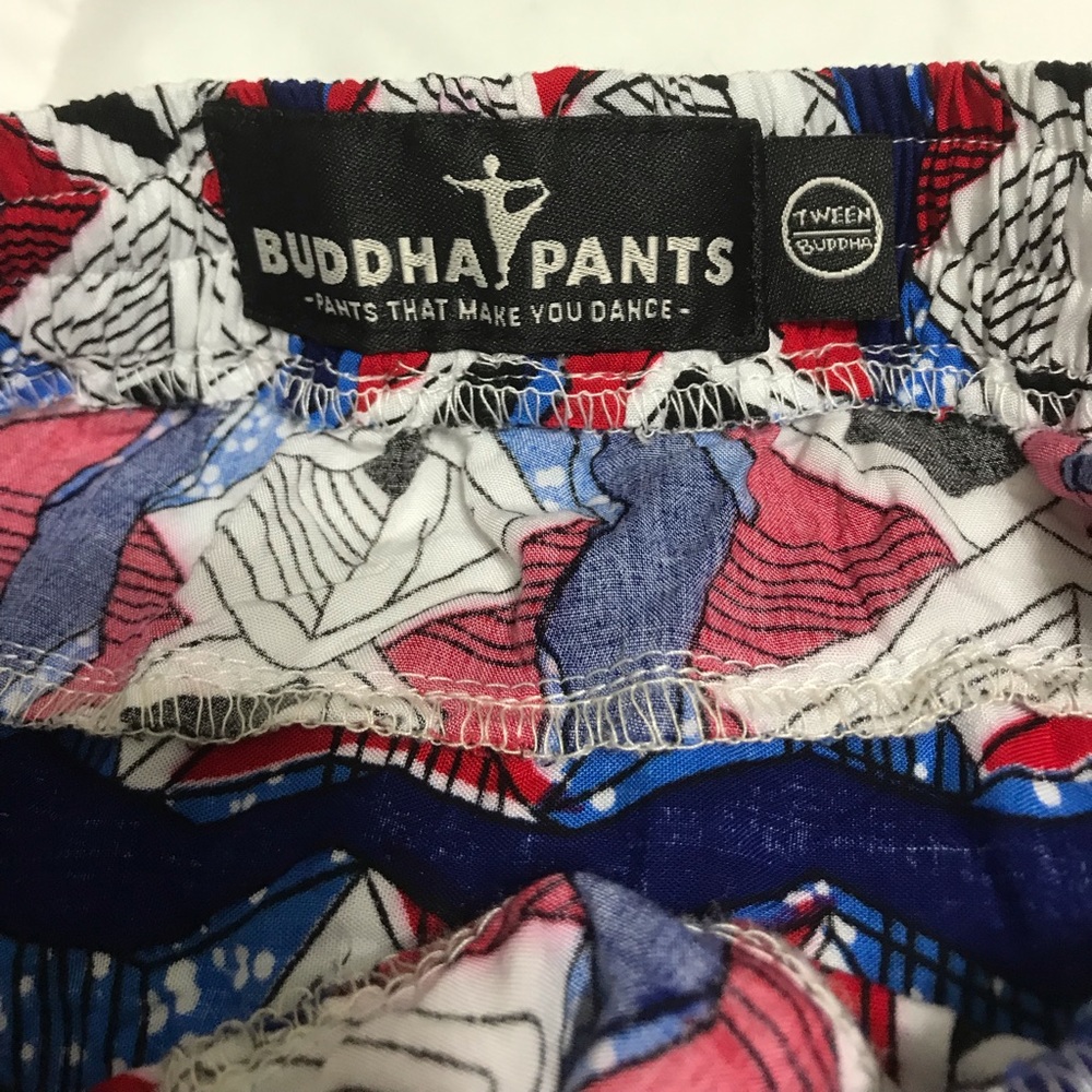 Geometric Buddha yoga pants